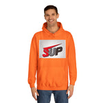 What's SUP Stylish Unisex College Hoodie with Bold SUP Logo, Graphic Sweatshirt for Students, Cozy Casual Wear, Perfect for Campus Life, Holiday Gift