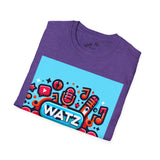 Watz Nu Macon Music & Interviews T-Shirt, Casual Unisex Tee, Music Lover Gift, Creative Graphic T-Shirt, Vintage Style Top