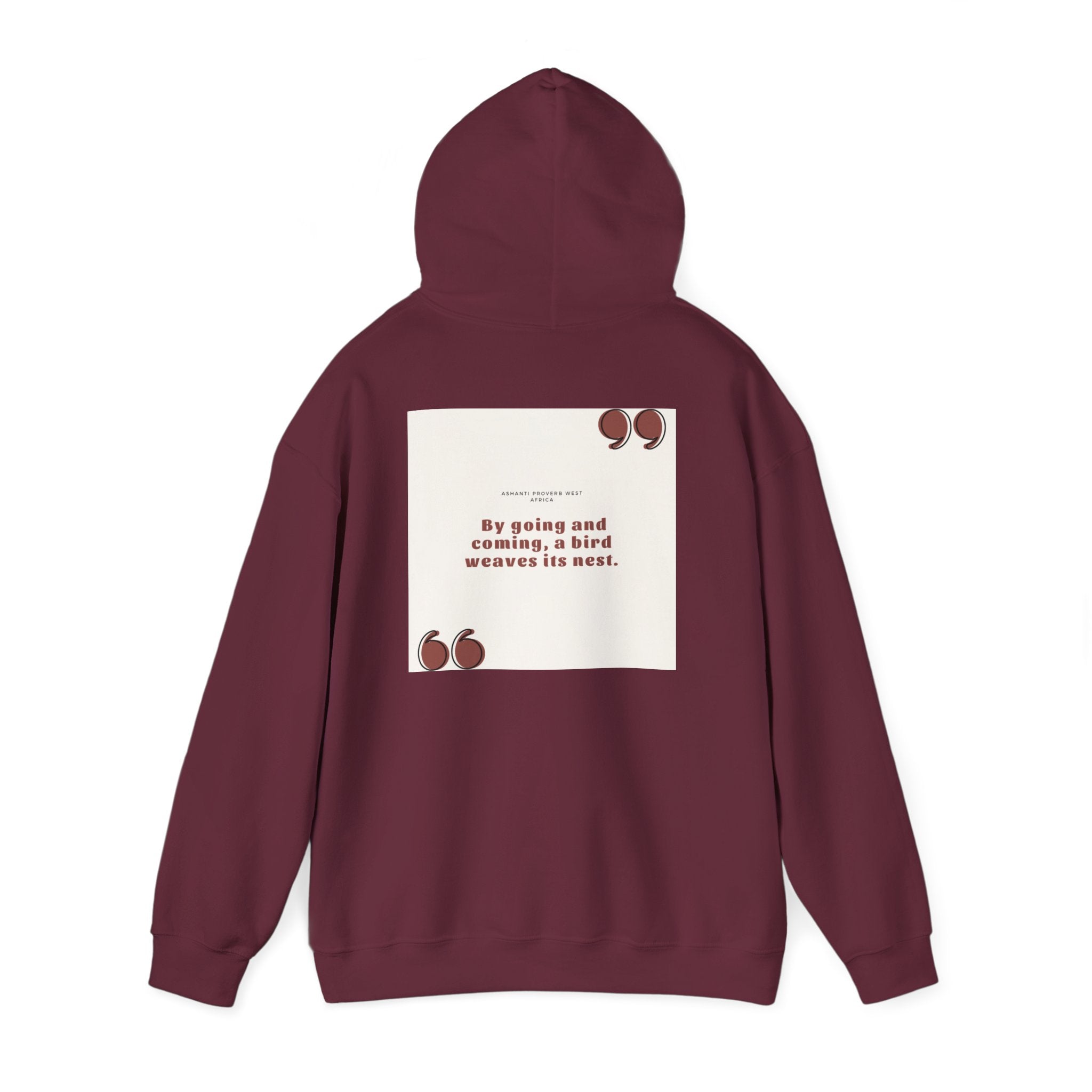 Ashanti Proverb Quote Unisex Heavy Blend™ Hooded Sweatshirt