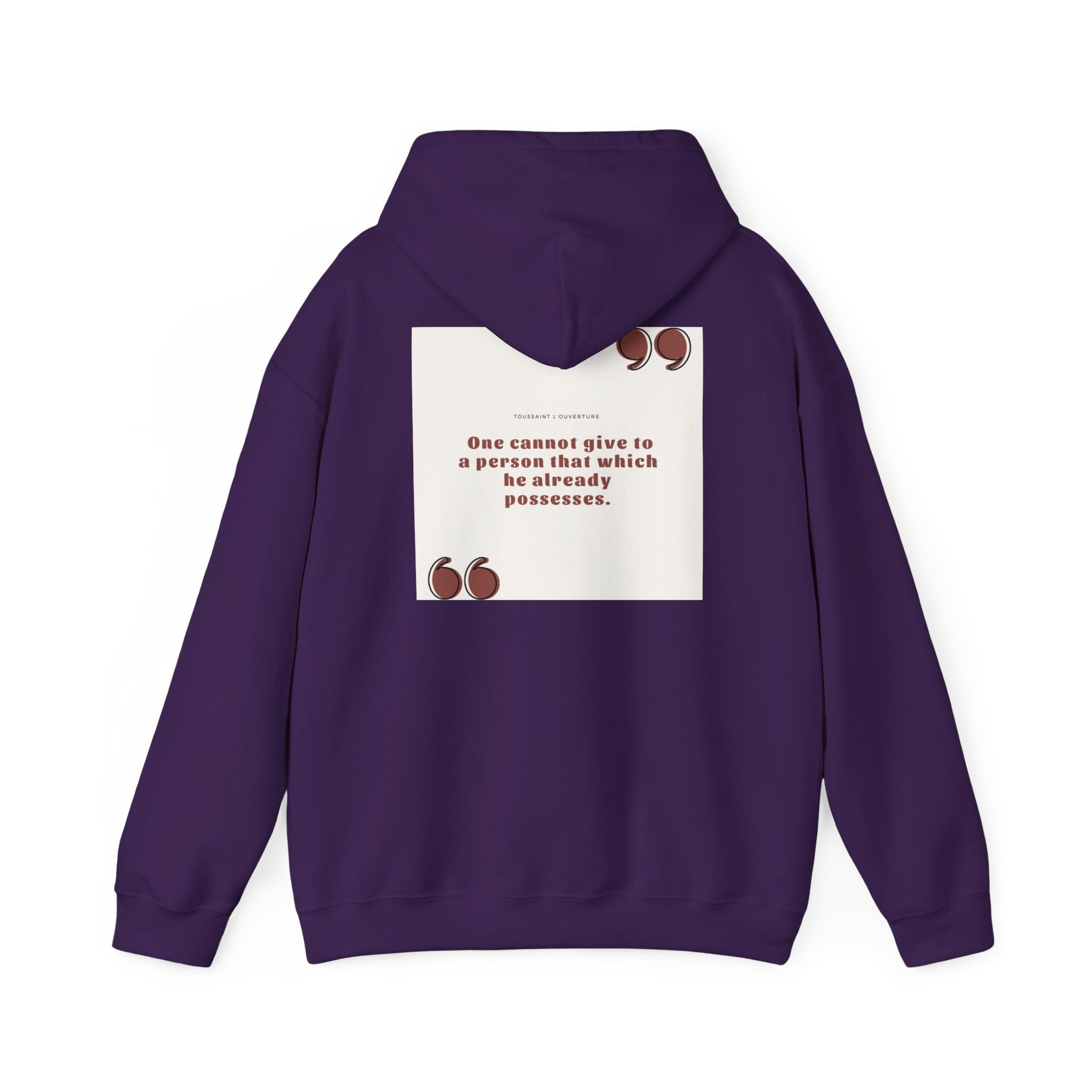 Toussaint Louverture Quote Unisex Heavy Blend™ Hooded Sweatshirt