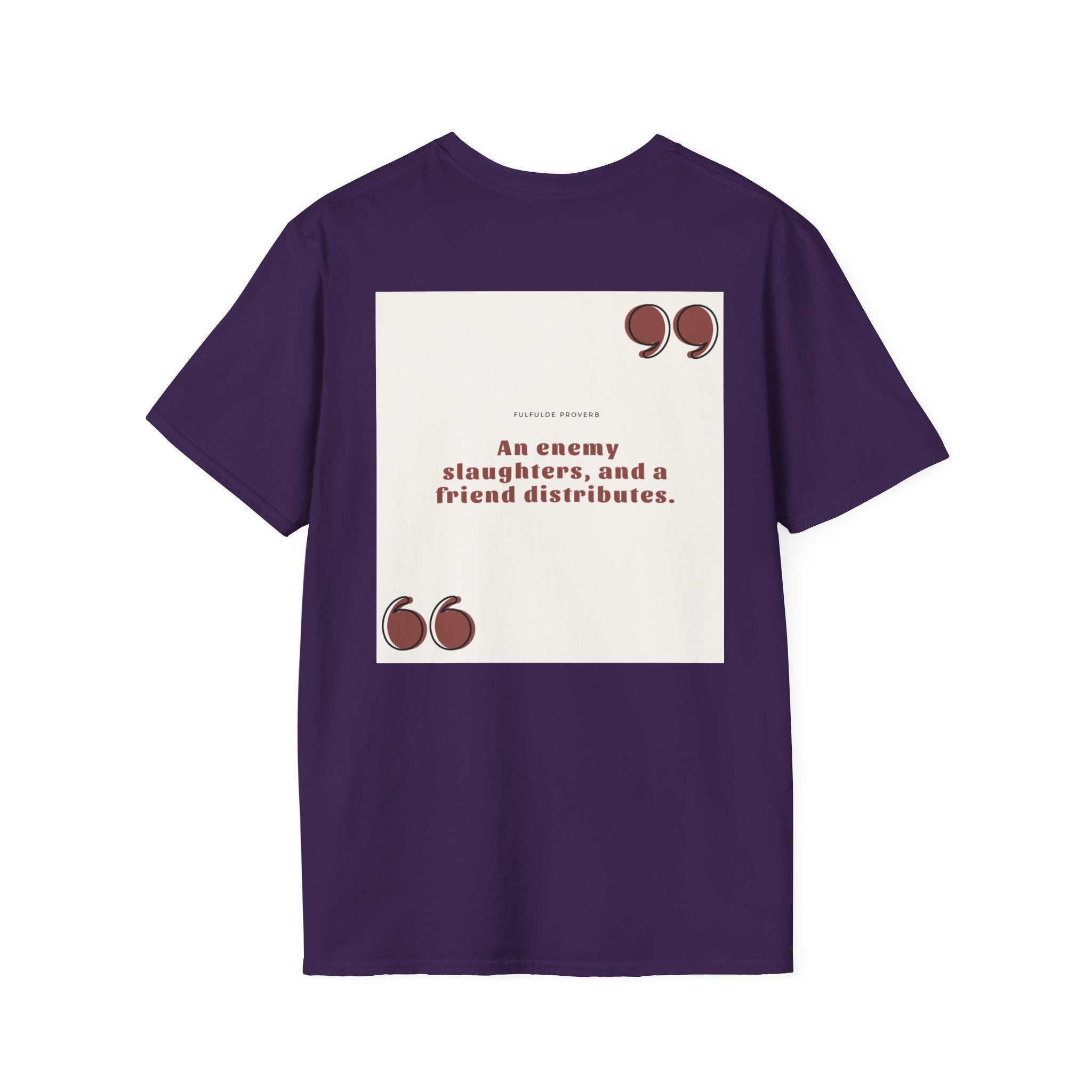 Falfulde Proverb Unisex Softstyle T-Shirt