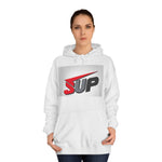 What's SUP Stylish Unisex College Hoodie with Bold SUP Logo, Graphic Sweatshirt for Students, Cozy Casual Wear, Perfect for Campus Life, Holiday Gift