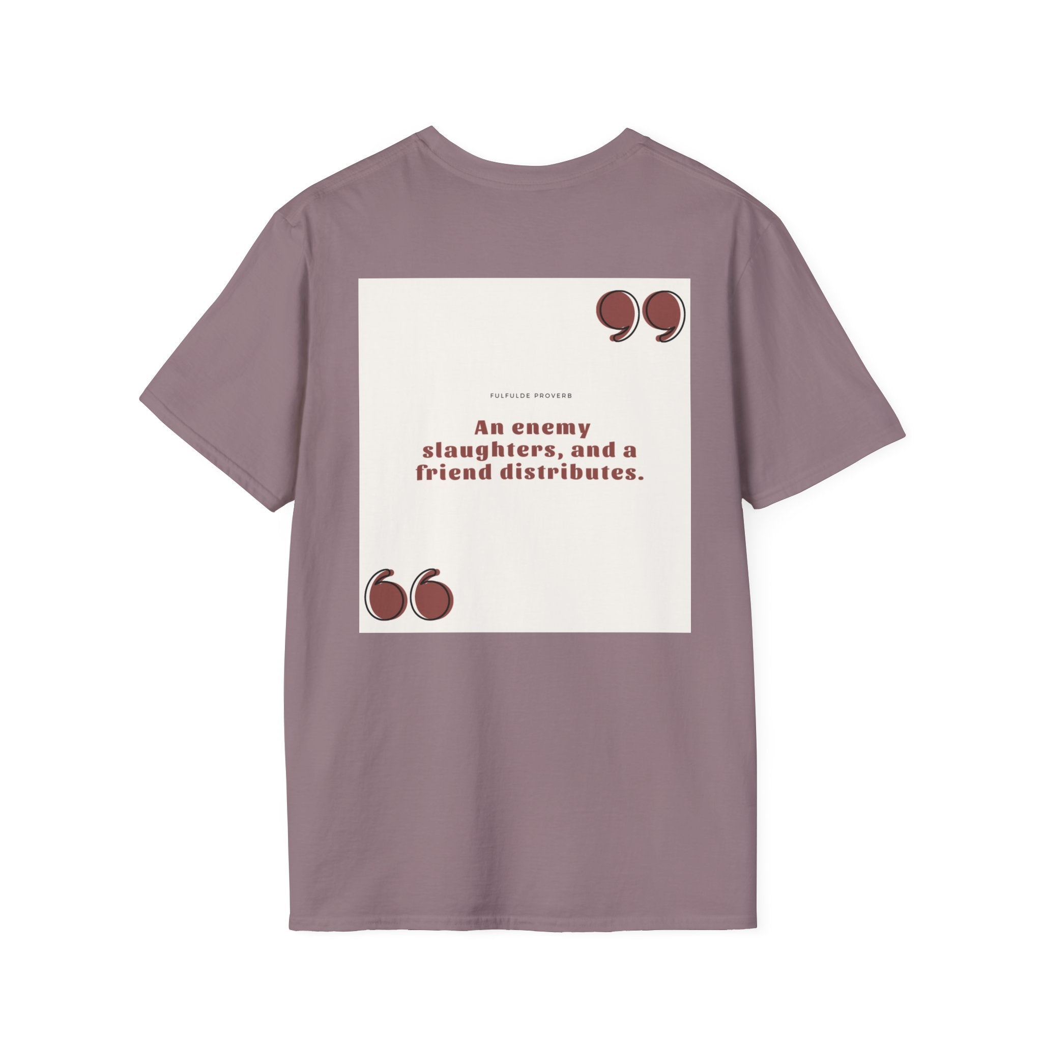 Falfulde Proverb Unisex Softstyle T-Shirt