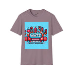 Watz Nu Macon Music & Interviews T-Shirt, Casual Unisex Tee, Music Lover Gift, Creative Graphic T-Shirt, Vintage Style Top