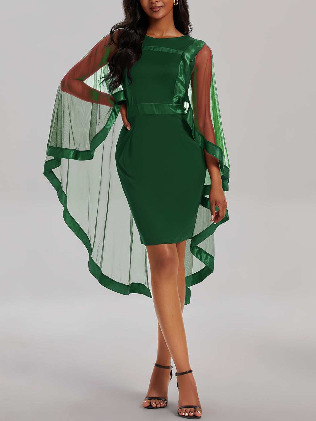 1pc Elegant Bodycon Dress for Women