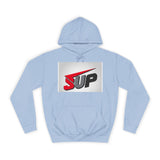 What's SUP Stylish Unisex College Hoodie with Bold SUP Logo, Graphic Sweatshirt for Students, Cozy Casual Wear, Perfect for Campus Life, Holiday Gift