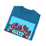 Watz Nu Macon Music & Interviews T-Shirt, Casual Unisex Tee, Music Lover Gift, Creative Graphic T-Shirt, Vintage Style Top