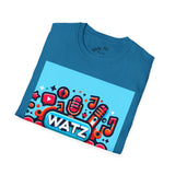 Watz Nu Macon Music & Interviews T-Shirt, Casual Unisex Tee, Music Lover Gift, Creative Graphic T-Shirt, Vintage Style Top