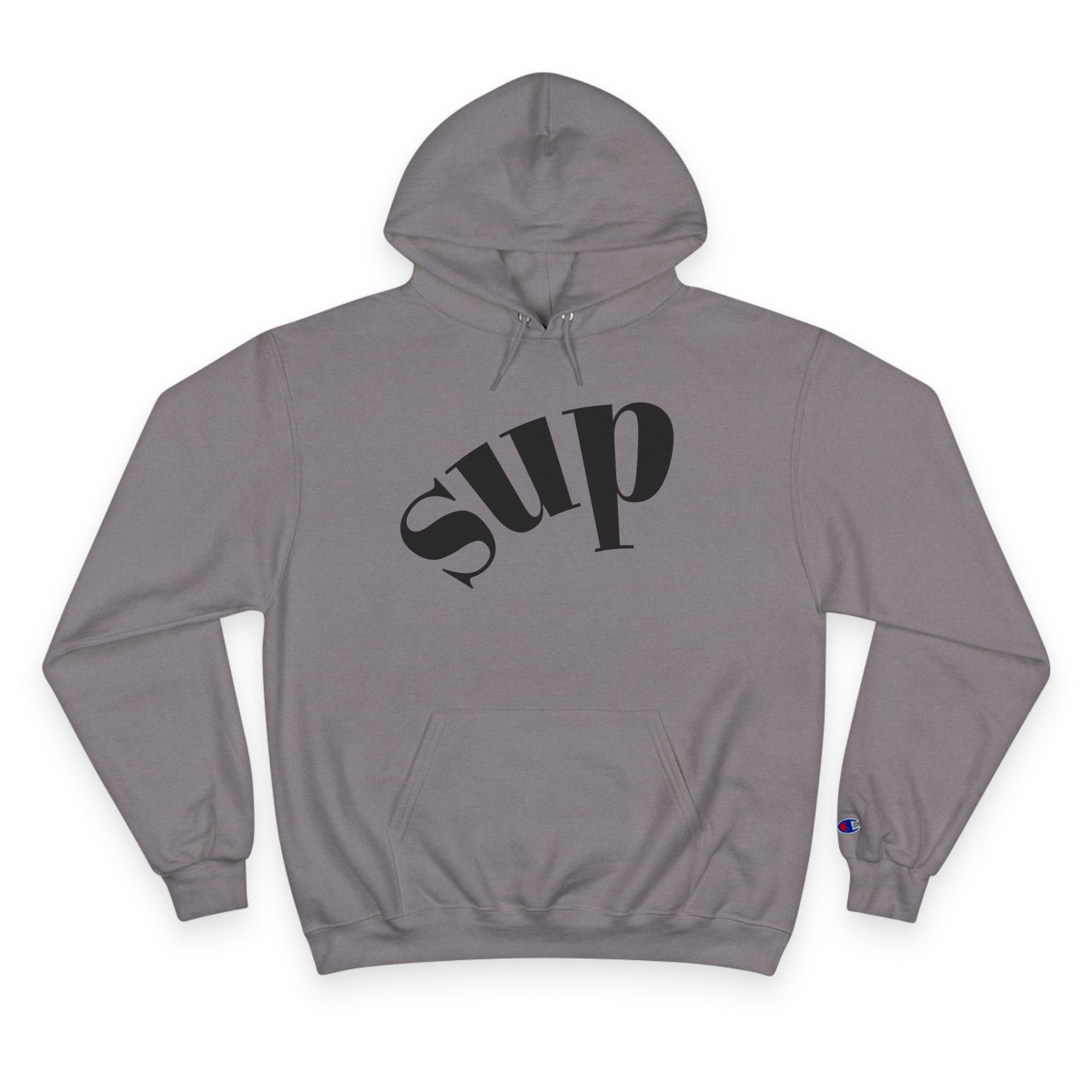 What's SUP Stylish Hoodie with Fun 'sup' Text, Graphic Apparel for Teens and Young Adults, Perfect for Casual Outings, Gifts, Streetwear