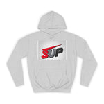 What's SUP Stylish Unisex College Hoodie with Bold SUP Logo, Graphic Sweatshirt for Students, Cozy Casual Wear, Perfect for Campus Life, Holiday Gift
