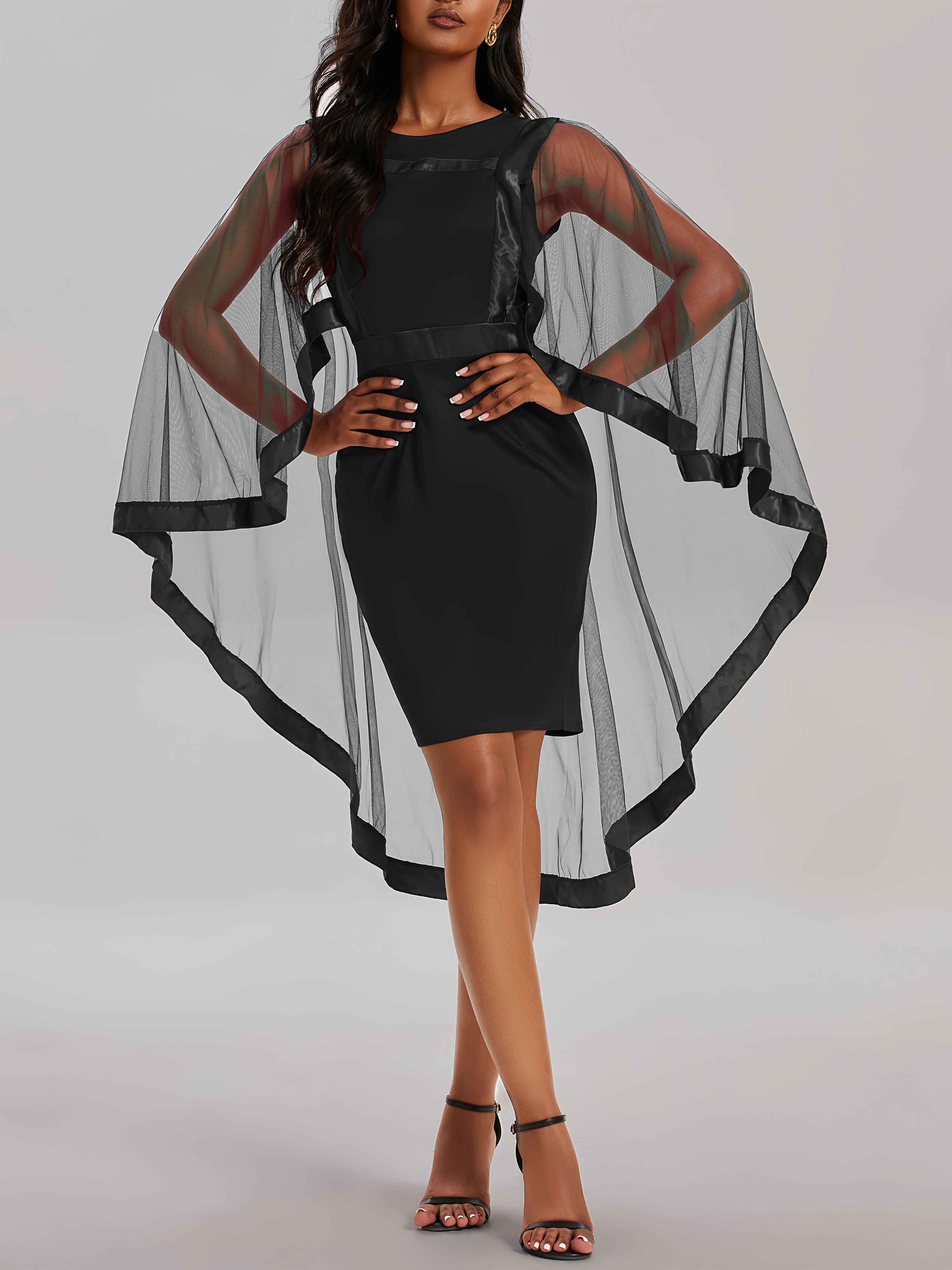 1pc Elegant Bodycon Dress for Women