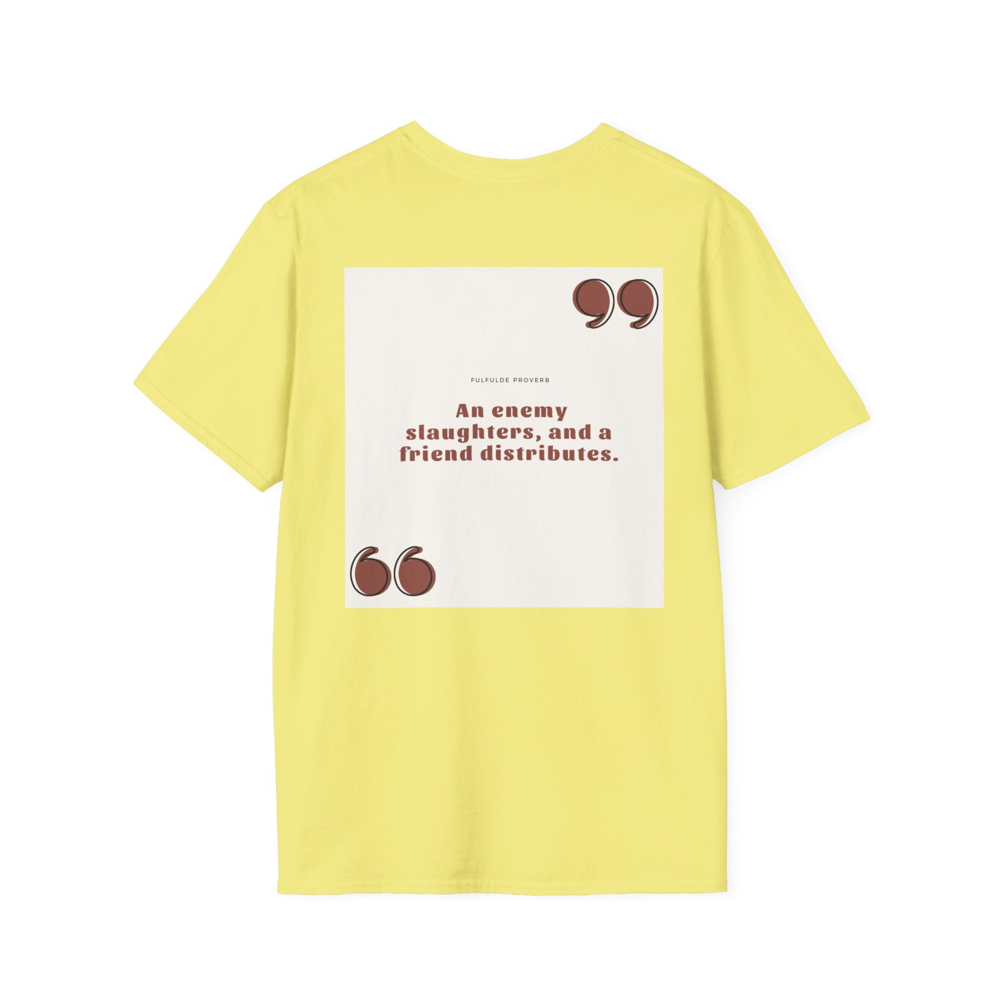 Falfulde Proverb Unisex Softstyle T-Shirt