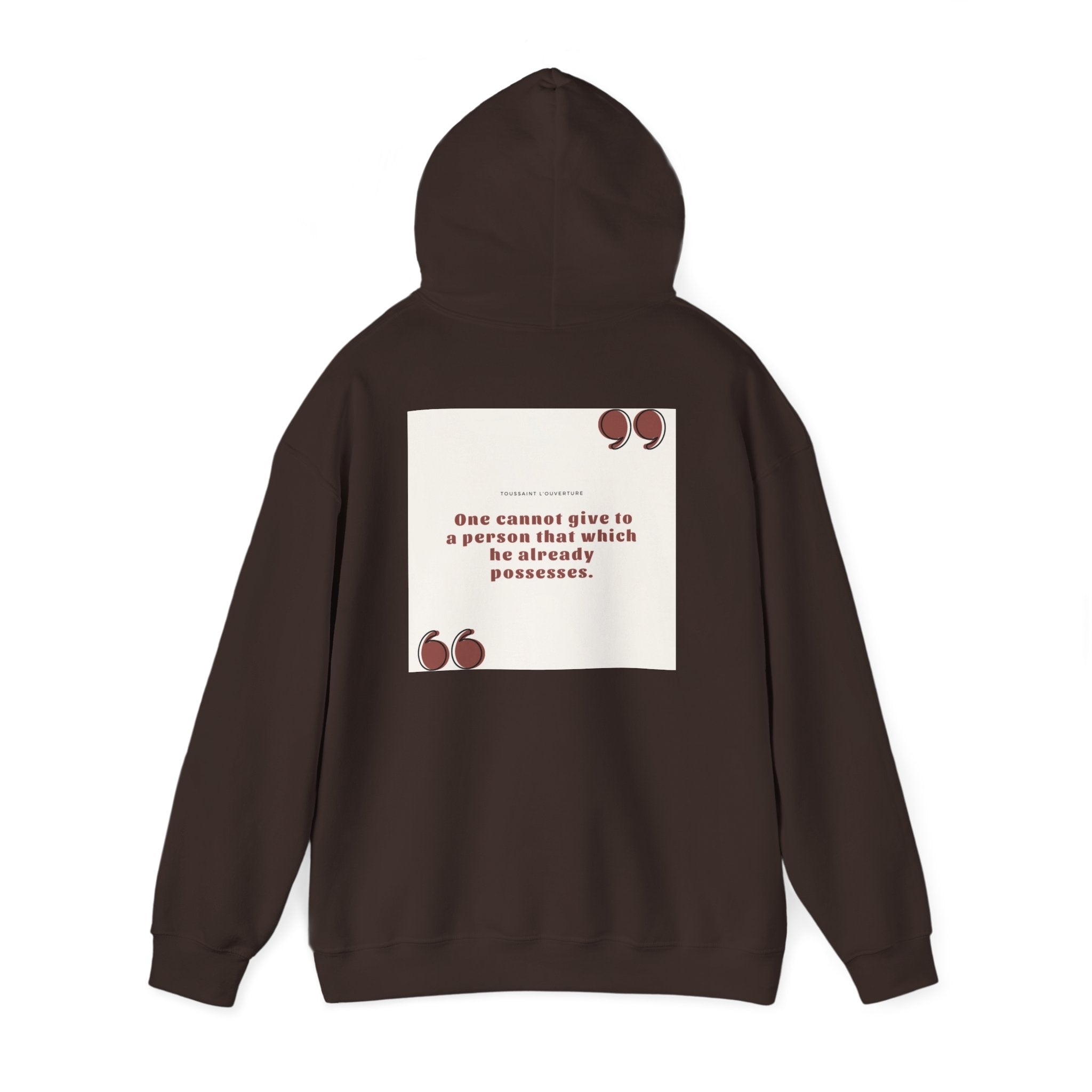 Toussaint Louverture Quote Unisex Heavy Blend™ Hooded Sweatshirt