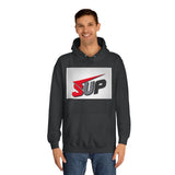 What's SUP Stylish Unisex College Hoodie with Bold SUP Logo, Graphic Sweatshirt for Students, Cozy Casual Wear, Perfect for Campus Life, Holiday Gift