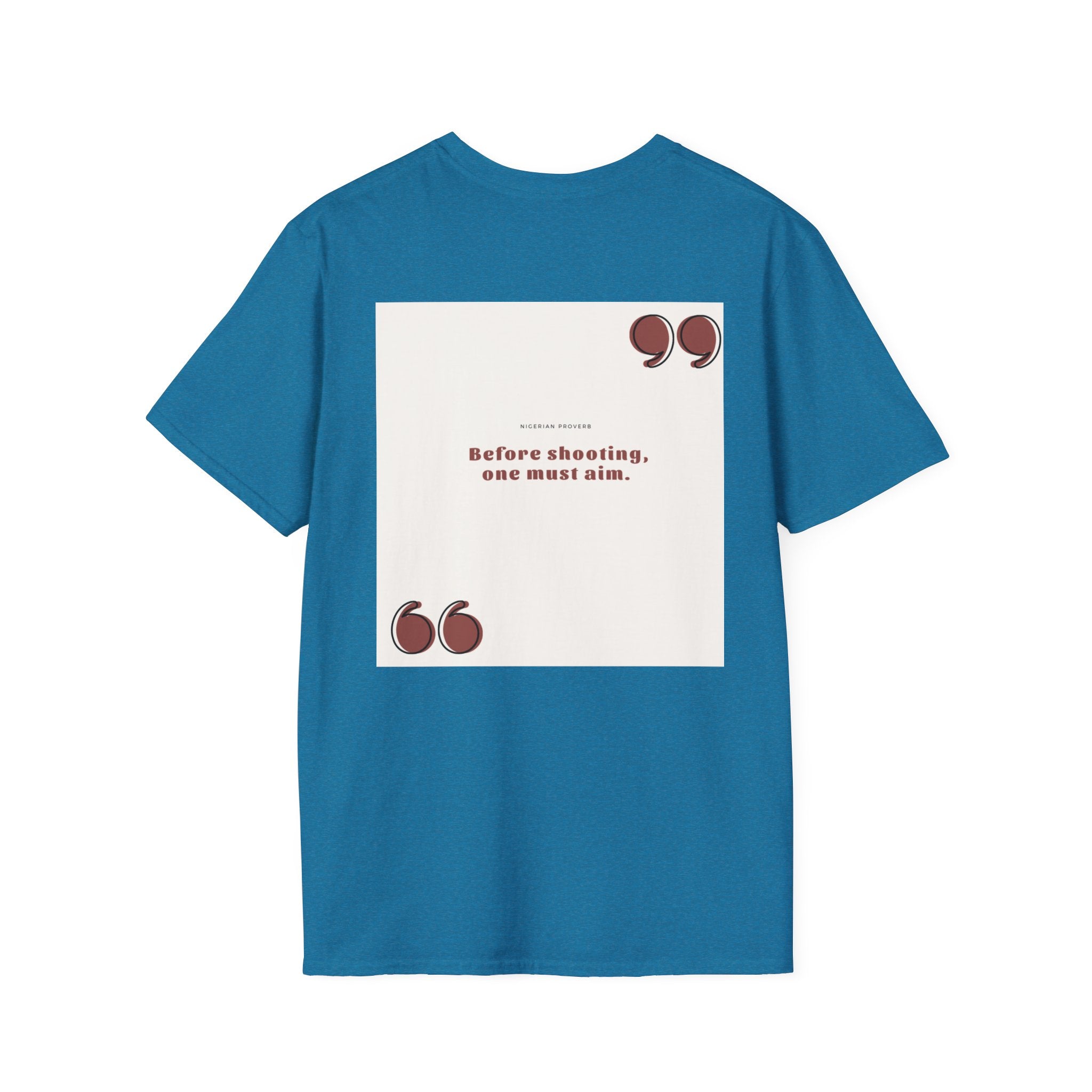 Nigerian Proverb Unisex Softstyle T-Shirt