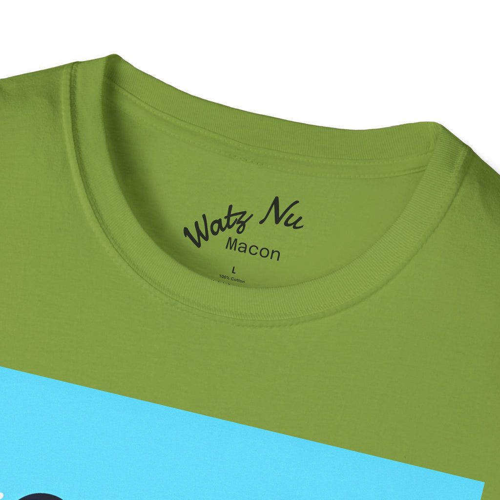 Watz Nu Macon Music & Interviews T-Shirt, Casual Unisex Tee, Music Lover Gift, Creative Graphic T-Shirt, Vintage Style Top