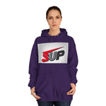 What's SUP Stylish Unisex College Hoodie with Bold SUP Logo, Graphic Sweatshirt for Students, Cozy Casual Wear, Perfect for Campus Life, Holiday Gift