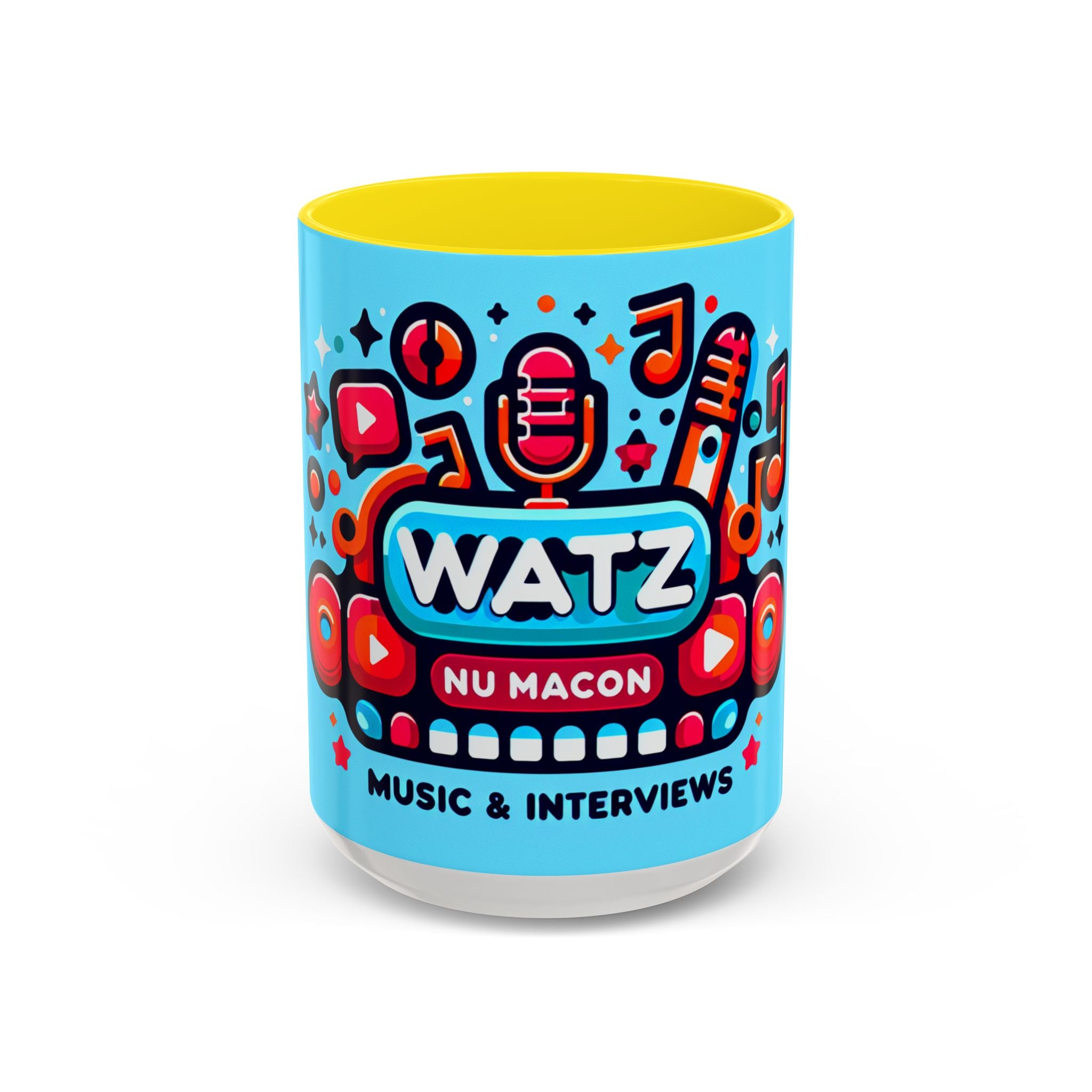 Watz Nu Macon Accent Coffee Mug (11, 15oz)