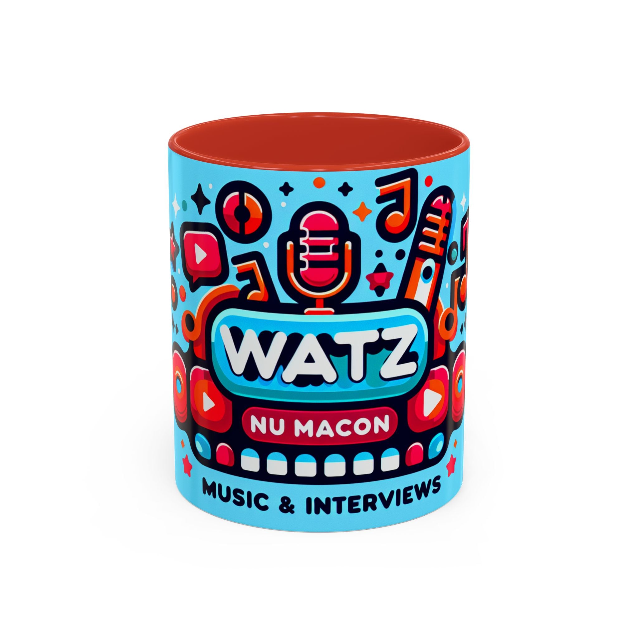 Watz Nu Macon Accent Coffee Mug (11, 15oz)