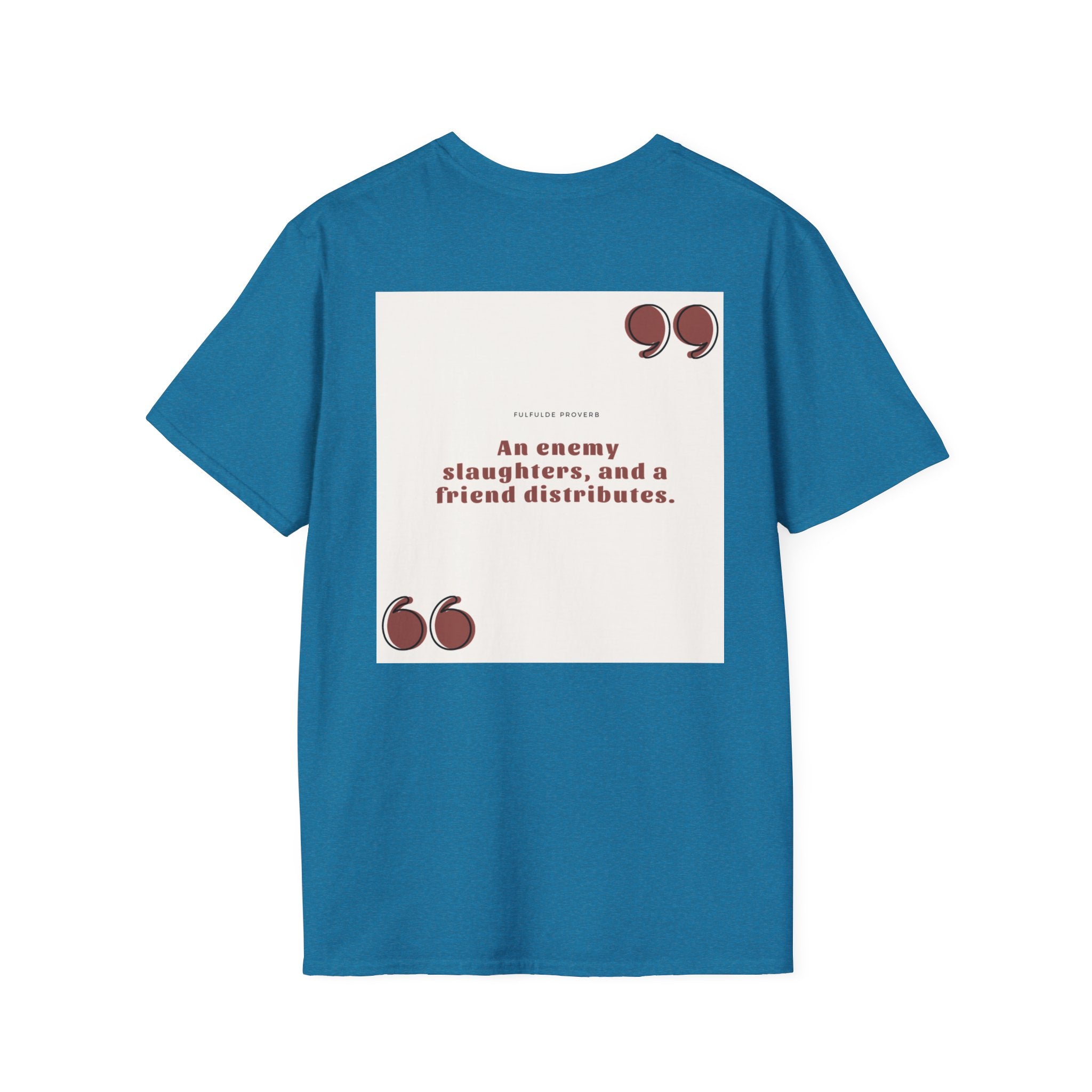 Falfulde Proverb Unisex Softstyle T-Shirt