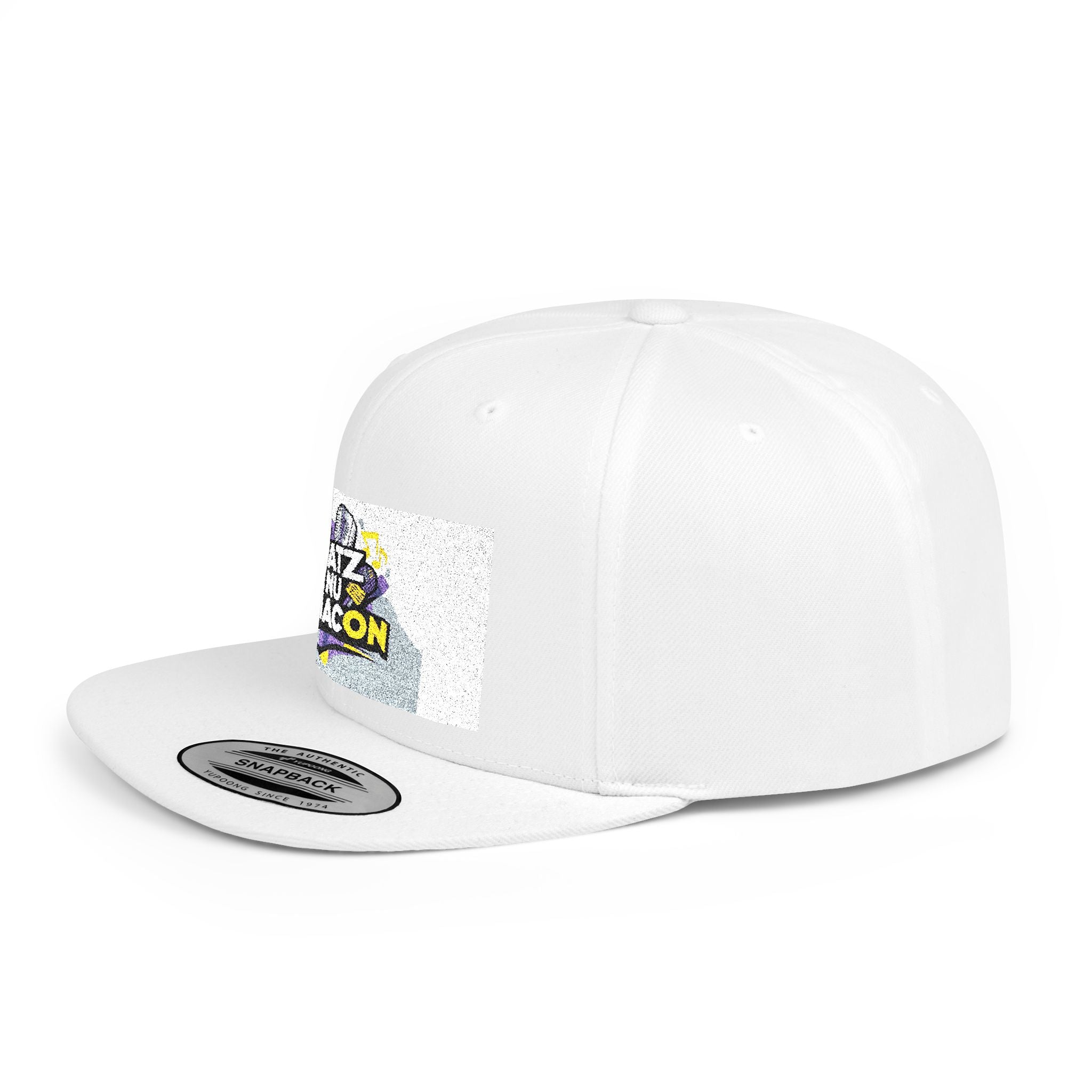 Watz Nu Macon Flat Bill Snapback Hat, Stylish Cap, Urban Fashion, Gift for Trendsetters, Streetwear Accessory