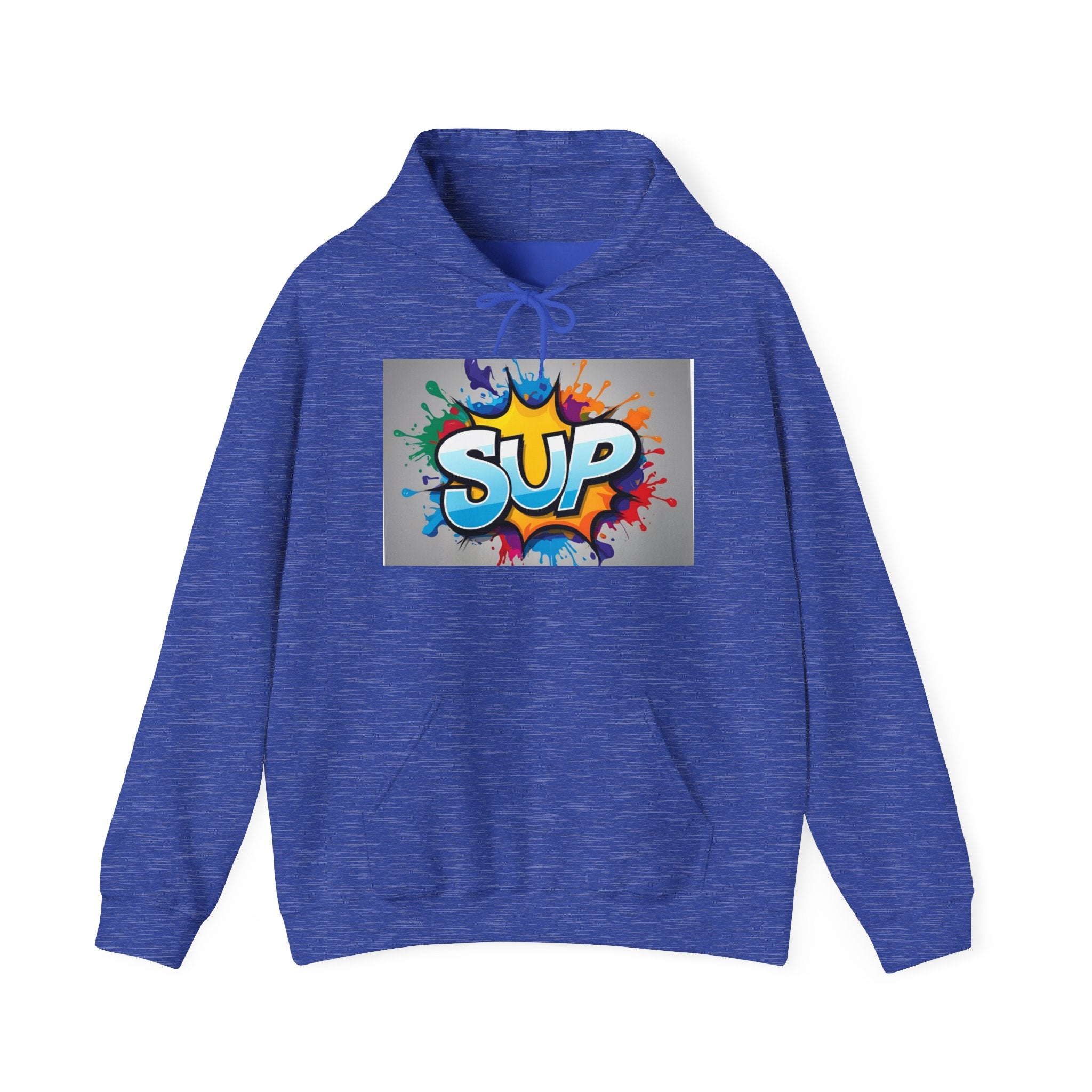 What's SUP Colorful Graffiti Sweatshirt | Fun Unisex Hoodie for Casual Days, Unique Gift for Teens, Streetwear Style, Vibrant Art Apparel