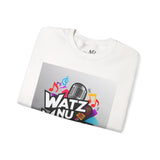 Watz Nu MACON Musical Crewneck Sweatshirt |  | Unisex Gift for Music Lovers, Cozy Wear, Concert Outfit, Everyday Comfort
