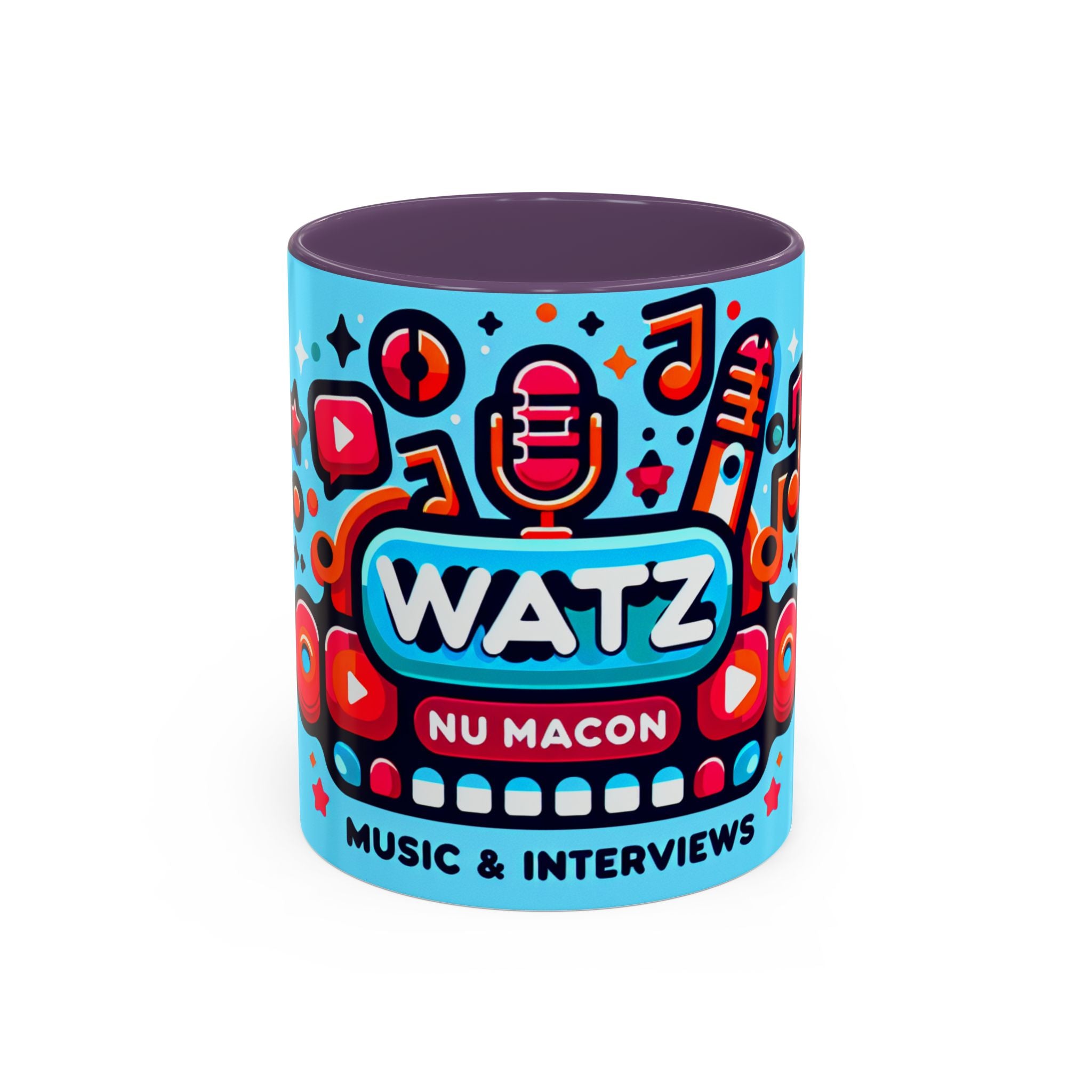 Watz Nu Macon Accent Coffee Mug (11, 15oz)