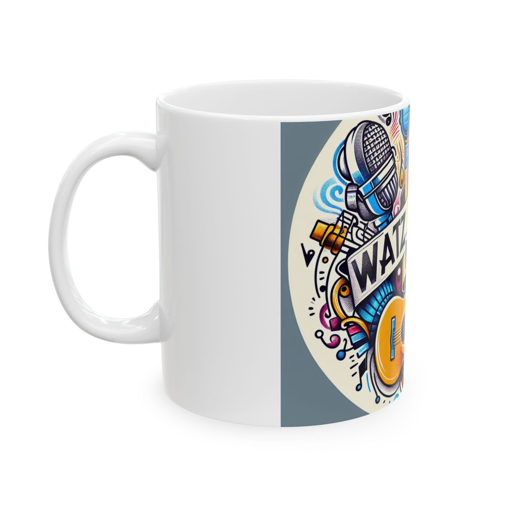 Watz Nu Macon Ceramic Mug, (11oz, 15oz)