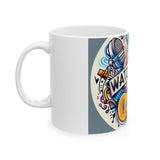 Watz Nu Macon Ceramic Mug, (11oz, 15oz)