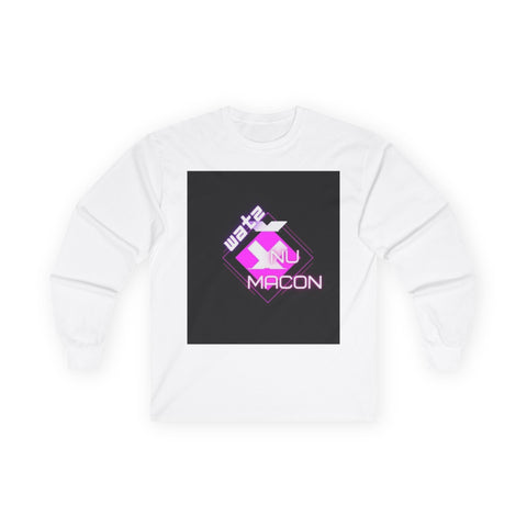 Watz Nu Macon Trendy Unisex Long Sleeve Tee, Casual Wear, Gift for Him/Her, Streetwear Fashion, Unique Graphic Shirt