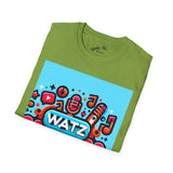 Watz Nu Macon Music & Interviews T-Shirt, Casual Unisex Tee, Music Lover Gift, Creative Graphic T-Shirt, Vintage Style Top