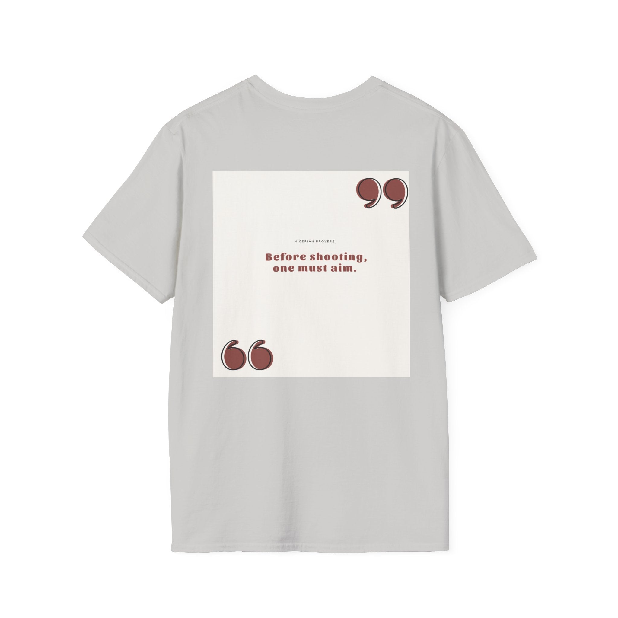 Nigerian Proverb Unisex Softstyle T-Shirt