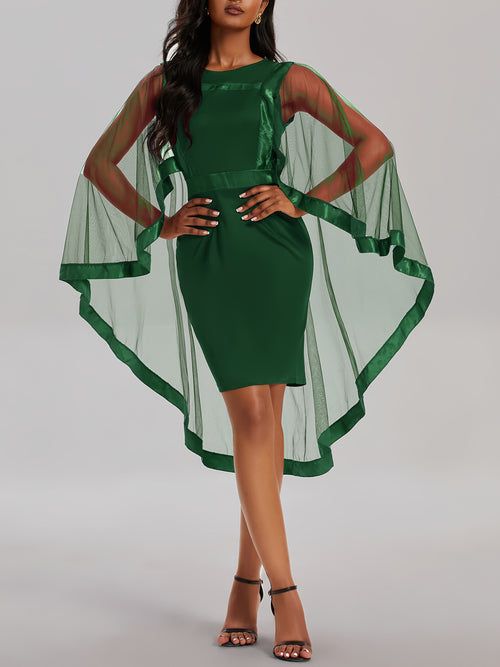 1pc Elegant Bodycon Dress for Women