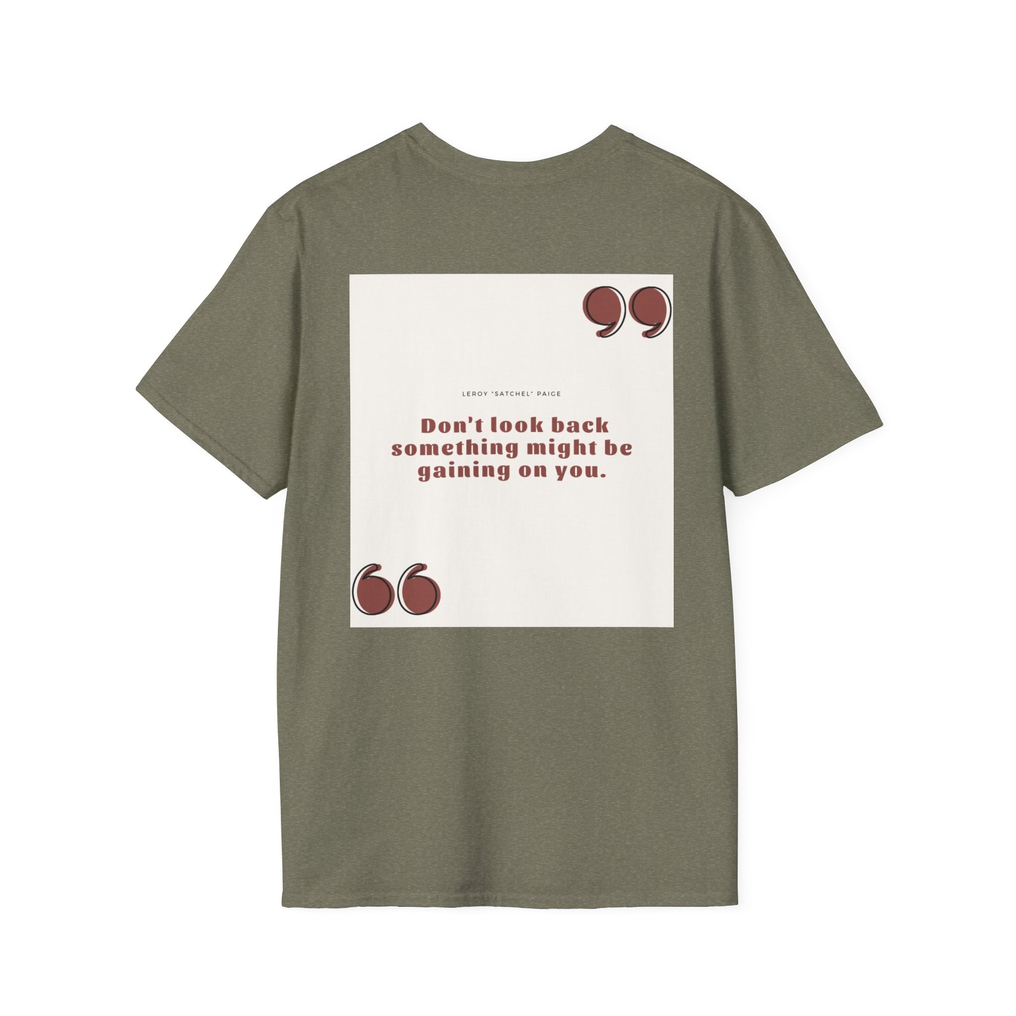 Leroy Paige Quote Unisex Softstyle T-Shirt