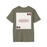 Leroy Paige Quote Unisex Softstyle T-Shirt