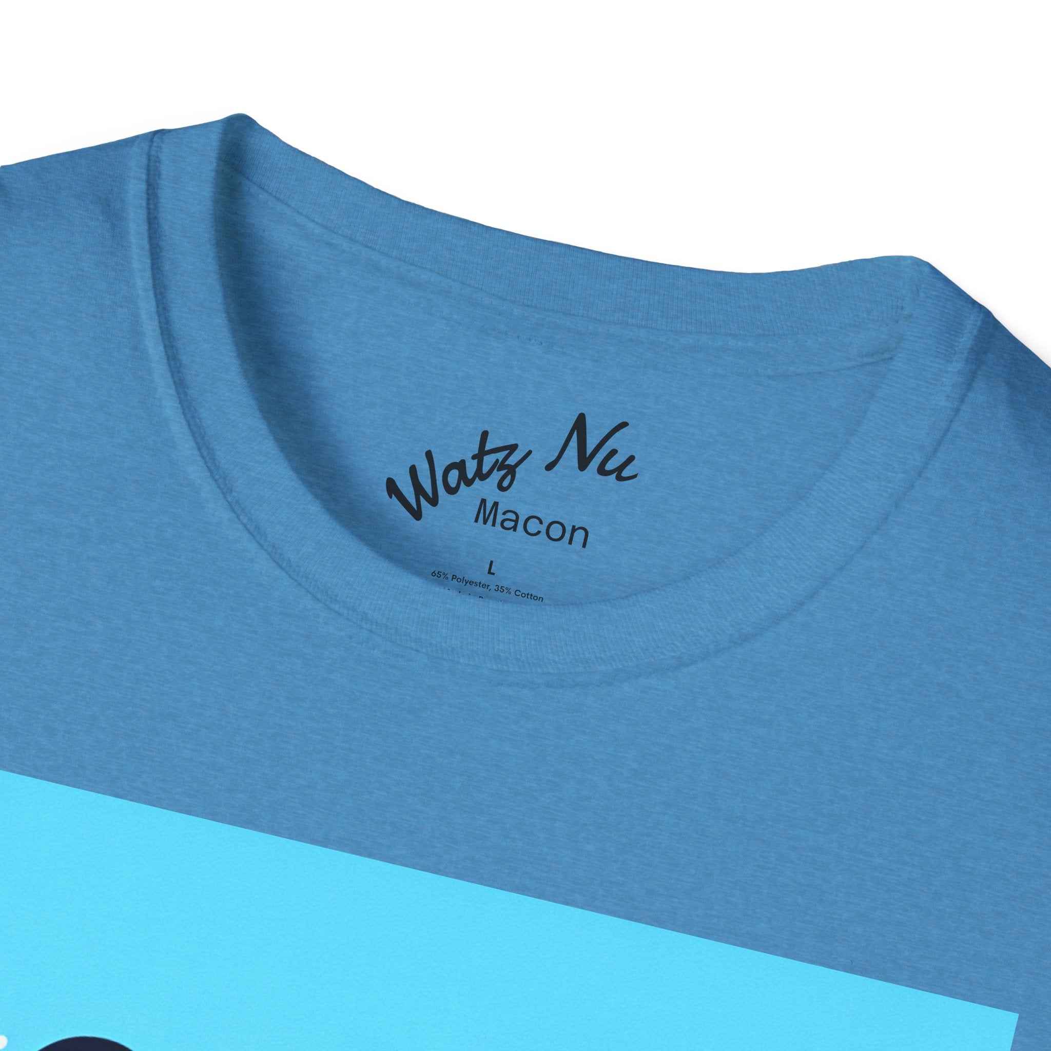 Watz Nu Macon Music & Interviews T-Shirt, Casual Unisex Tee, Music Lover Gift, Creative Graphic T-Shirt, Vintage Style Top