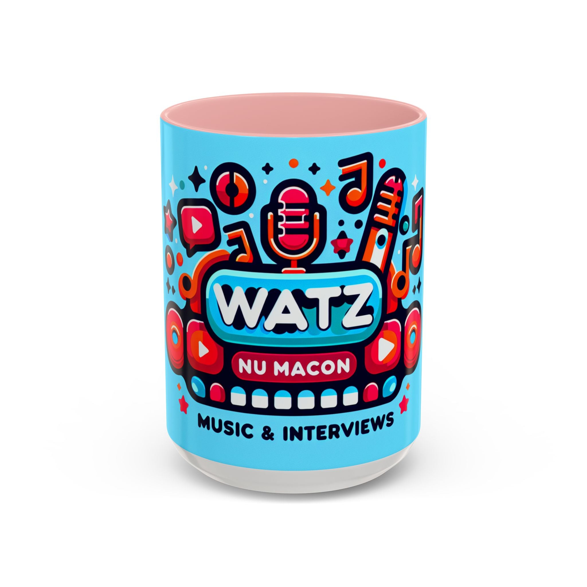 Watz Nu Macon Accent Coffee Mug (11, 15oz)