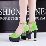 Peep Toe Platform High heels