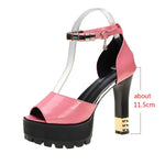 Peep Toe Platform High heels