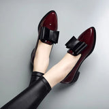 Bowtie Loafers Patent Leather