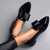 Bowtie Loafers Patent Leather