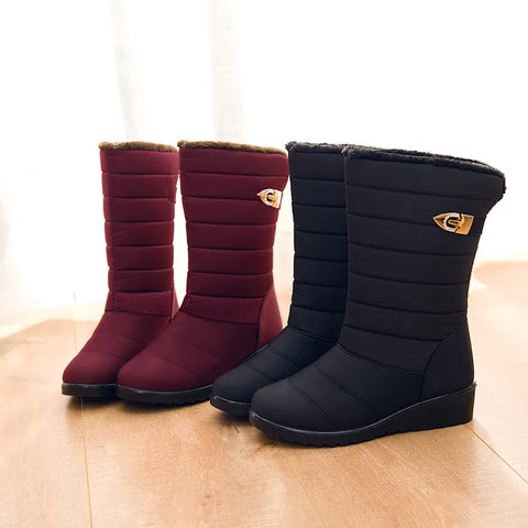 mid-calf snow boot