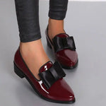 Bowtie Loafers Patent Leather