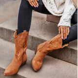 Flat Platform Cowboy Boots