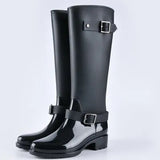 Punk Style Heel Riding Boots