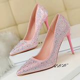 Crystal High Heels