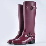 Punk Style Heel Riding Boots