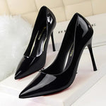 Patent Leather Concise Chaussures