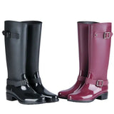 Punk Style Heel Riding Boots